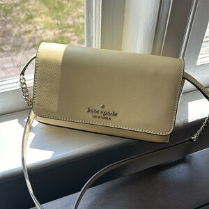 Kate Spade Pale Yellow Wallet Bag NWOT